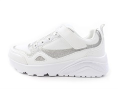 Skechers white/silver sneaker
